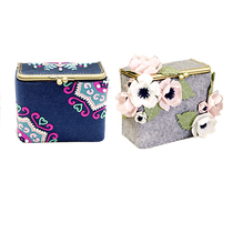 Cosmetic bag large collection of gold bag material bag fresh diy handmade fun buy cut non-woven fabric felt