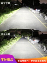 Car headlights H1H4H7H11 HB3 ultra-white low beam high beam gold light front fog light bulb