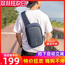 XDDESIGN Montmartre large-capacity chest bag mens and womens casual shoulder bag anti-theft security messenger bag small bag