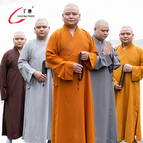 Dust summer monk clothes monk clothes ultra-thin Yaming yarn gown linen long shirt small sleeves Haiqing Shiqian Haiqing