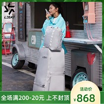 ldski ski bag single double board roller pull lever case large capacity board bag anti-sailor carry bag outdoor travel gear