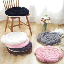 Winter plush car rose thickened office chair bay window chair cushion Sofa pillow thickened tatami