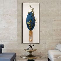 Retro new Chinese wall decoration living room wall decoration porch wall decoration porch wall hanging solid wood floral wall wall hanging