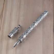 Pure silver S925 silver retro silver Xiangxiang Cloud totem silver pen pure silver pendant ornament Seiko