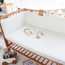 Crib bed fence soft bag anti-collision one-piece Baby Childrens splicing bed bed enclosure cloth cotton can be removed and washed