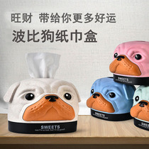 Creative tissue box living room home napkin roll paper tube bedroom dormitory desktop simple cute cartoon paper box