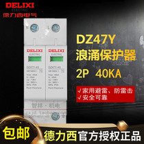 Dresi DZ47Y surge protector 2nd level 2P 40KA Domestic 20KA Lightning lightning protection surge switch 220V