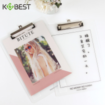 Kangbai a4 writing pad folder Student paper folder Book office supplies pad folder folder File folder