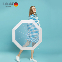 German kobold white umbrella long handle small fresh in wind ultra light TIC network red umbrella