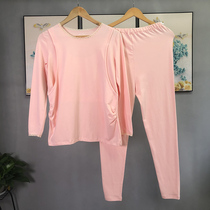Jonya moon clothes postpartum spring and autumn cotton pregnant women autumn pants set thermal underwear breastfeeding clothes