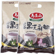 Taiwan imported Ma Yushan Yam black sesame paste 2 pack 360g pack five grain flour breakfast drink