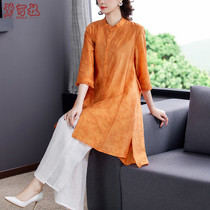 Early spring new 2021 fashion suit is thin lady mother two high - end age reduction large - code womens clothing