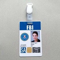 Personality custom entertainment card American drama Agent investigation film and television props character card animation custom identity card