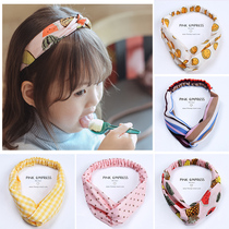 Childrens hair band girl tide girl non-slip headband Hair hair girls summer Korean princess Simple cute hairband headdress