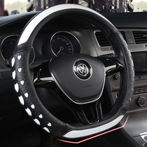 Car D-type steering wheel cover 17 models Volkswagen Lingdu Golf 7 New speed Teng Passat New Langyi personality handle set