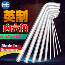 German imported HAFU Imperial flat head Allen wrench standard long lengthy extra single 0 05-1 inch