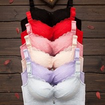 Small chest flat chest sexy lingerie 6cm thickened section gathered without rim bra adjustment type a cup vest simple