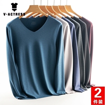 De velvet incognito thermal underwear Mens thickened velvet self-heating autumn clothes Autumn pants suit base coat inner wear