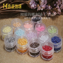 Face plastic semicircle pearl diameter 3mm decorative accessories do not fade do not deform texture clear DIY mobile phone case nail art