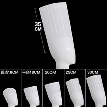 Disposable chef hat A pack of 20 work paper hats Flat top hat High hat Middle hat Low hat Non-woven chef hat