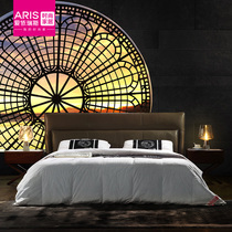 (Mall same paragraph) ARIS Love Yires Bedroom furniture Jane about genuine leather storage Soft leans on bag bed Casoja