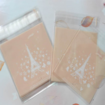 Mars one rubber stamp packaging plastic bag light powder Paris Tower Just for you self-adhesive bag packaging