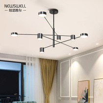 Design sense Living room chandelier Modern minimalist atmosphere Household minimalist creative dining room chandelier Living room lamp Nordic lamps