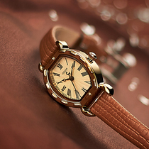 Poly Hour Square Lady Watch Female minimalist Superior Temperament Superior sense of a small crowd light extravagant and small square table quartz