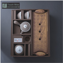 Touch Miss Japanese-style Uda Town tea set set home travel simple afternoon tea modern whole set of flower tea set