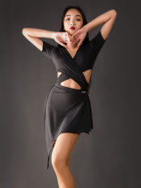 Dynasty Latin dance clothing female adult autumn and winter new practice clothing dance clothing dance clothing female performance clothing suit