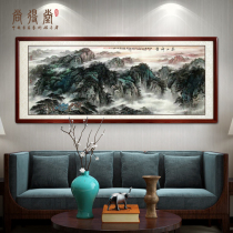 Chinese painting Landscape painting Atmospheric patron living room Taishan hand-painted calligraphy and painting Hanging painting Office Chinese ink painting Decorative painting