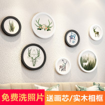 Restaurant wall decoration Creative personality pendant Shaking sound Nordic Living room room wall background wall Shop wall hanging