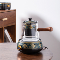 Tea Boiler Electric Pottery Furnace Automatic Glass Black Tea Puer Steam Cooking Teapot Set National Tea Boiler