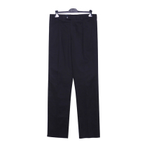 Special 299-kc black straight casual pants mens pure cotton fabric casual all-match