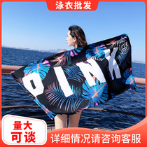 Absorbent towels hot fitness sports beach bikini Mens and womens tide hot spring swimming bath towel Swimsuit shawl jacket