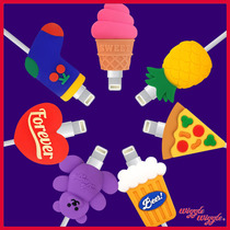 Korea wiggle cute cartoon solid silicone Apple data line protective sleeve iPhone charging port protector