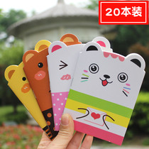 Creative stationery wholesale pocket notepad cute cartoon small book Christmas primary school children gifts