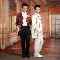 Western European male court costume European prince costume Romeo costume stage costume dress rental reverse string