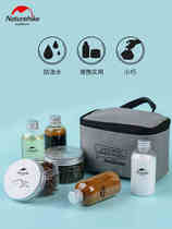 NHN customer outside seasoning bottle set Portable barbecue utensils Picnic supplies seasoning tank Seasoning box combination