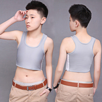 Minimalist handsome t bouquet Chest Underwear without bandage Short-style Ice Silk Les Bunch Chest Wrap Chest Woman chests Little Summer Thin Underwear