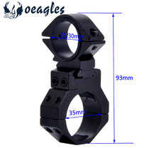 Aoying35mm flashlight clip Bicycle headlight bracket strong light bicycle flashlight fixed tube clip