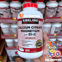 United States direct mail Kirkland CalciumCitrate magnesium zinc vitamin D calcium citrate tablets 500 tax