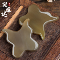 Jian Vida Natural White Horn Small Butterfly Board Scrapping Facial Beauty Chest Massage Female Whole Body Universal Face