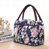  Large thick waterproof lunch box bento bag small cloth bag Handbag bag small bag Canvas waterproof microphone bag three grid