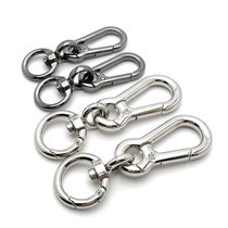 diy new car key chain large zinc alloy dog ​​buckle rotating metal buckle key hanging buckle for men and women