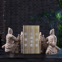 Imitation stone engraving light and luxurious book stalls Crafts-Like Inter-Board Books Leaning On Gift Giving Desk Swing Pieces Book House Decorations Book Stand