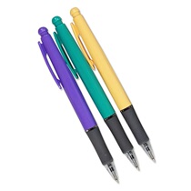 Wenzheng 2078B ballpoint pen rubber ballpoint pen in blue press-ball pen 0 7mm-7mm atom pen
