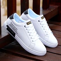 2021 new spring mens shoes waterproof white shoes mens casual shoes Korean edition wild white board shoes mens tide shoes