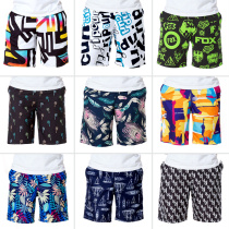 Beach pants mens speed-dried shorts summer casual loose pants pants big pants home sports trend American pants