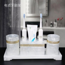 Bathroom couple mouthwash Cup wash set Nordic electric toothbrush holder household brush Cup bathroom bathroom five-piece set